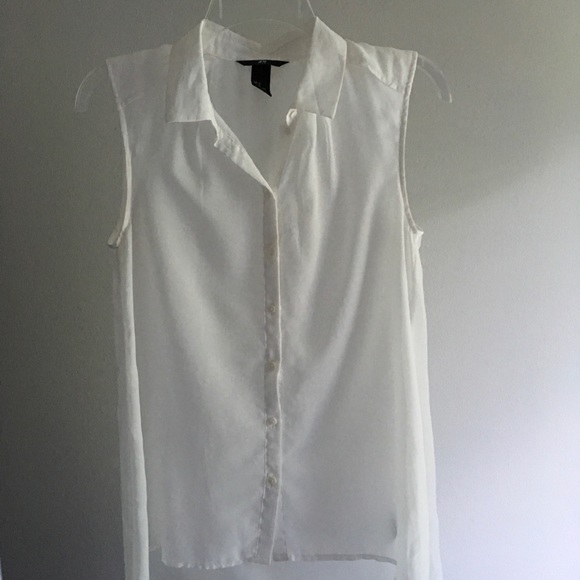 h&m sheer top
